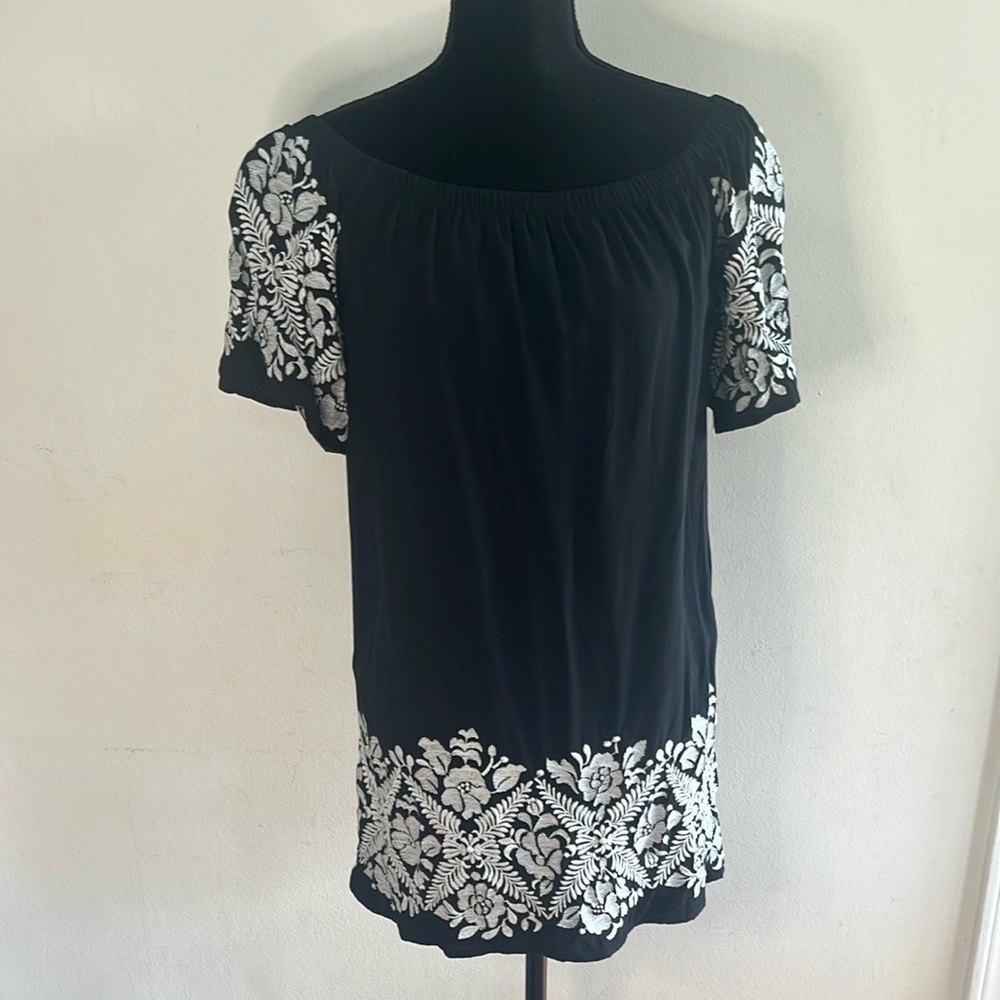 One clothing Black Off The Shoulder Dress